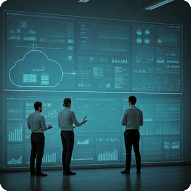 Remote teams accessing cloud resources